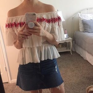 Free People OTS Blouse